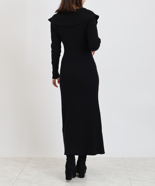 ASTORIA ODIER（アストリアオディール） ワンピース ケープカラー