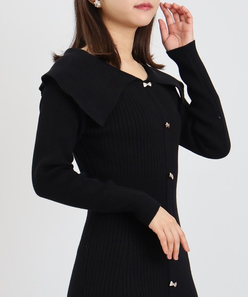 ASTORIA ODIER（アストリアオディール） ワンピース ケープカラー