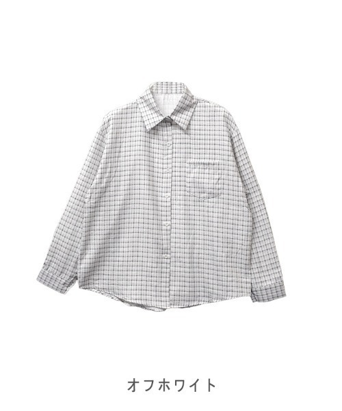 CLOTHY ブラウス シャツ 「羽織るだけで様になるオーバーサイズ