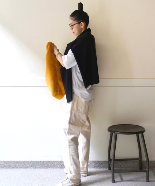 「JOURNAL STANDARD LUXE」 パンツ MEDIUM ホワイト レディース_画像3