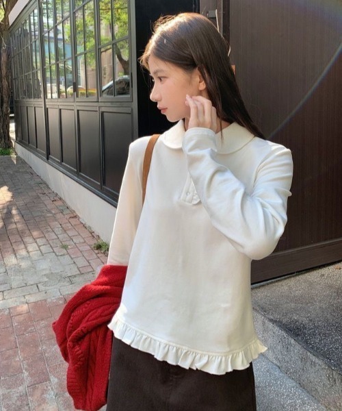 ViViDAY ポロシャツ ポロ ギャザーポロシャツ レディース : ZOZOTOWN