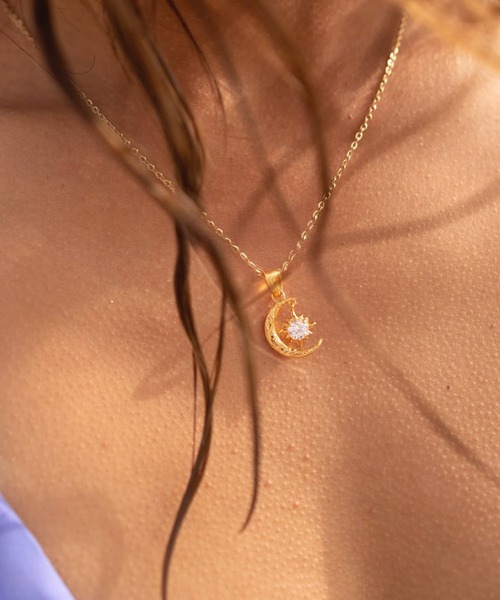 IRIEBEACH（アイリービーチ） ネックレス sun and moon necklace