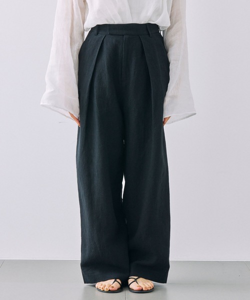 「BABYLONE」 パンツ 36inch ブラック レディース_画像2