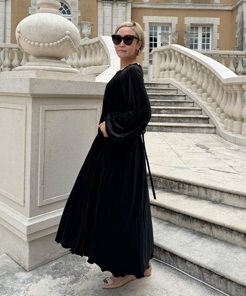 JENNE」 長袖ワンピース SMALL ブラック レディース : ZOZOTOWN Yahoo