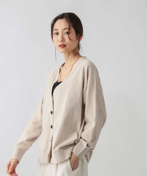GLOBAL WORK（グローバルワーク） カーディガン モールニットVネック