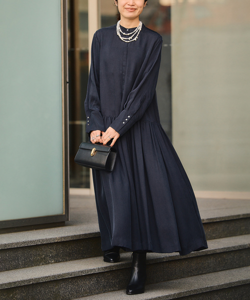 VERMEIL par iena（ヴェルメイユパーイエナ） 長袖ワンピース FREE