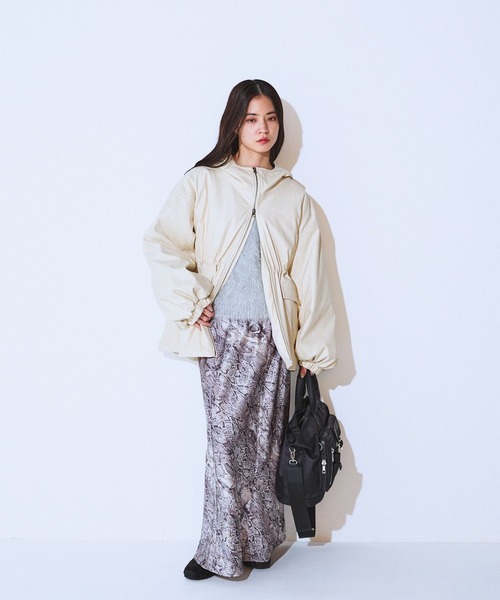 JEANASIS（ジーナシス） スカート アソートサテンマキシスカート