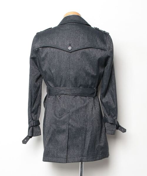 「MICHEL KLEIN」 トレンチコート 46 グレー メンズ_画像2