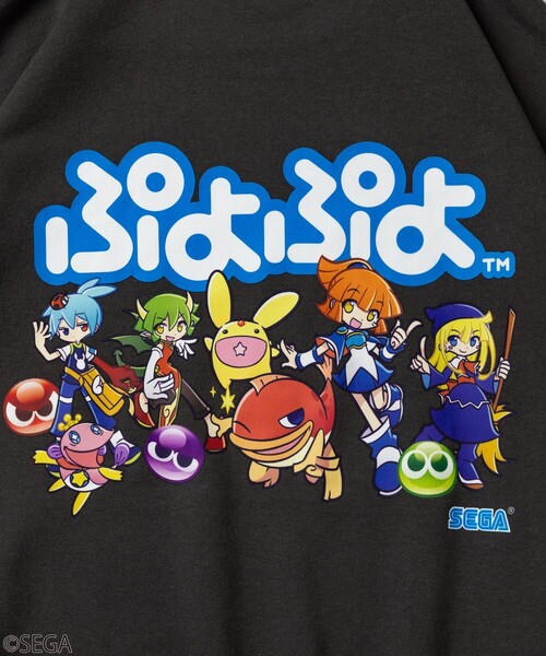 トレーナー スウェット 別注 ぷよぷよ/クルーネックスウェット メンズ 