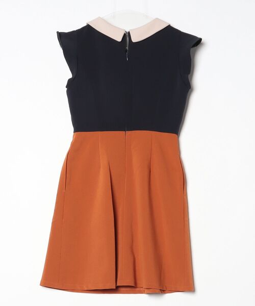 「REDYAZEL」 半袖ワンピース S ネイビー レディース_画像2