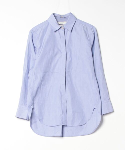 PUBLIC TOKYO / 長袖シャツ/1/ポリエステル/BLU/152500011 PUBLIC TOKYO（パブリックトウキョウ） 長袖シャツ FREE サックス