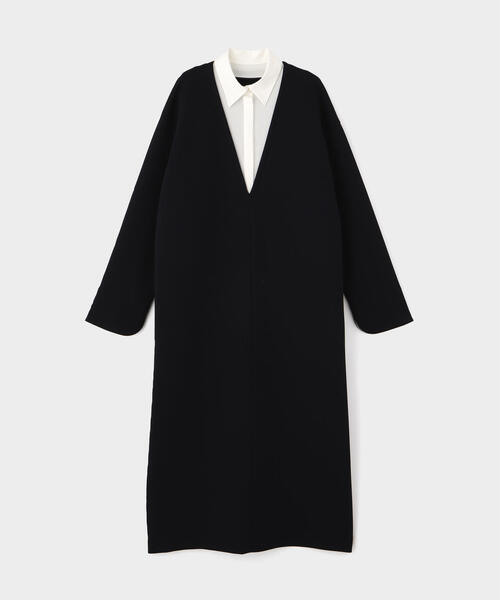 LE PHIL（ル フィル） ワンピース ジャージー襟付きワンピース