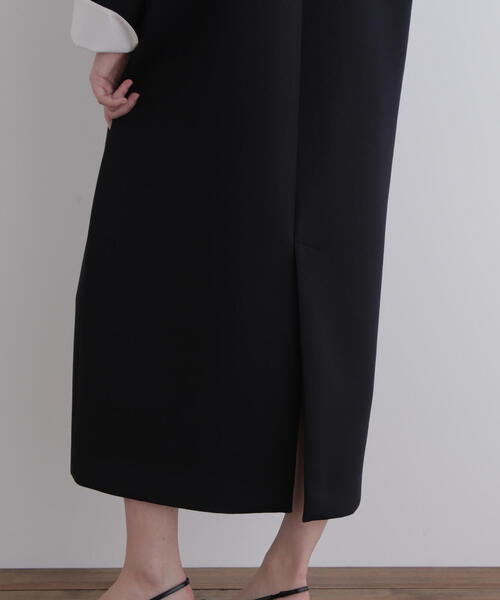 LE PHIL（ル フィル） ワンピース ジャージー襟付きワンピース