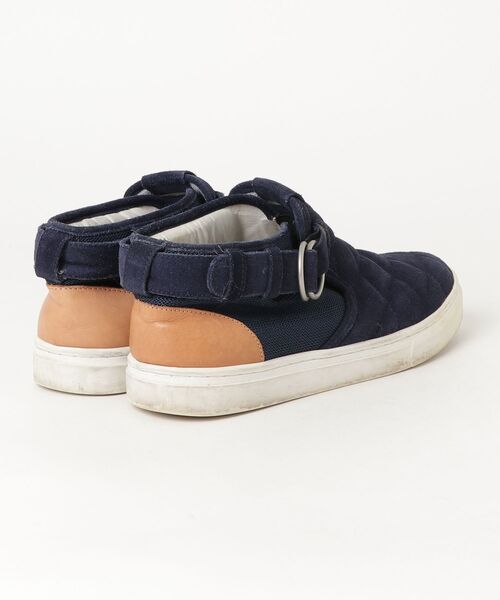 「UBIQ」 ローカットスニーカー - ネイビー メンズ_画像2