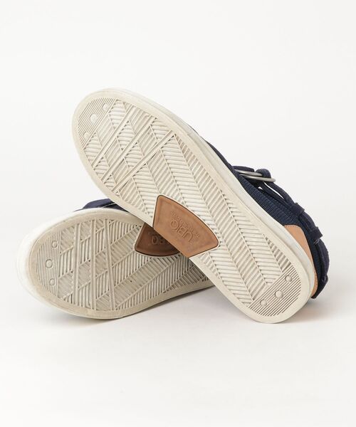 「UBIQ」 ローカットスニーカー - ネイビー メンズ_画像3
