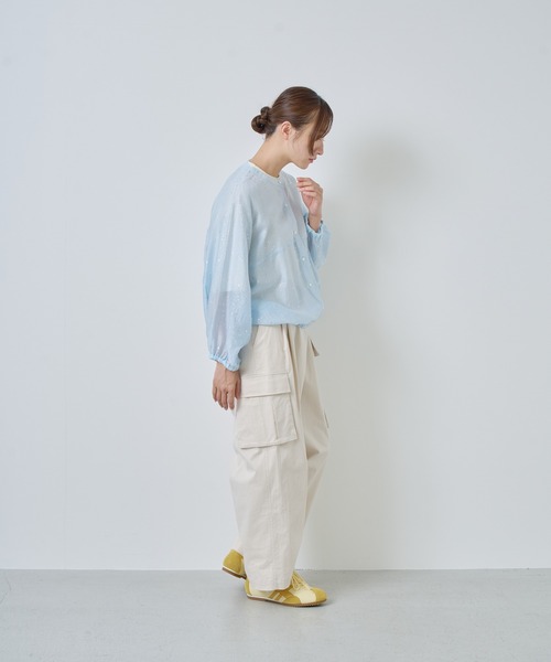 Kelen（ケレン） ブラウス シャツ 「KELEN / ケレン」箔プリント 
