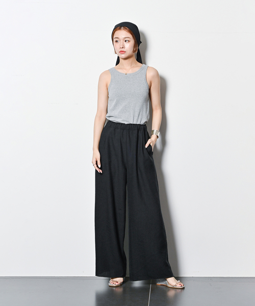 完売品✴︎新品未使用✴︎City shop CITYSHOP（シティショップ） イージーパンツ 38 ブラック レディース