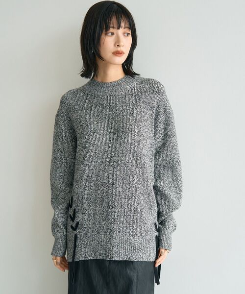 イェッカ ヴェッカ（YECCA VECCA）/レースアップニット YECCA VECCA（イェッカヴェッカ） ニット セーター レースアップニット