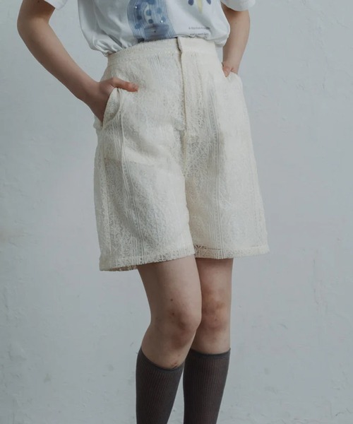 lace half pants レース パンツ lace half pants レディース : ZOZOTOWN Yahoo!店 - 通販