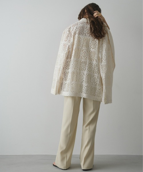 「NEUNA」 長袖ブラウス FREE ブラック レディース_画像2