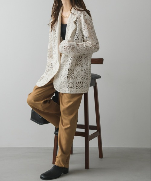 「NEUNA」 長袖ブラウス FREE ブラック レディース_画像4