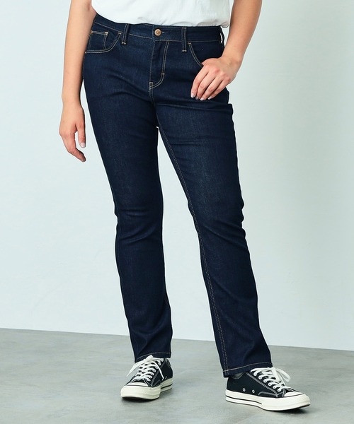 「C17」 デニムパンツ 34 ブラック レディース_画像3