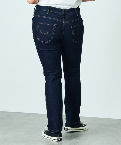 「C17」 デニムパンツ 34 ブラック レディース_画像6