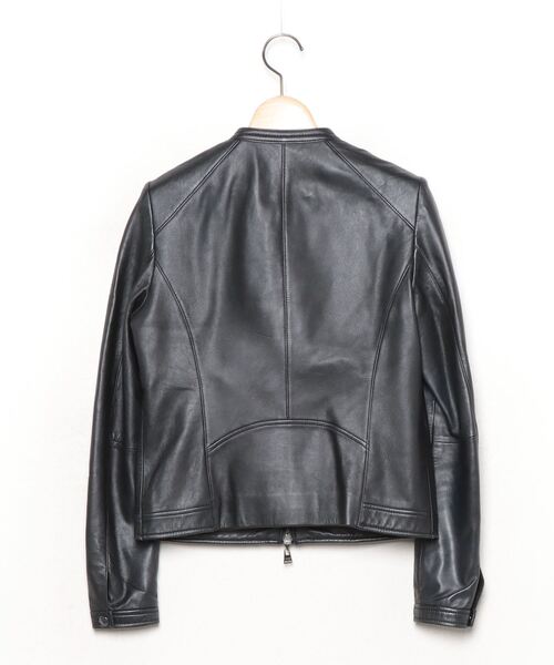 「Viaggio Blu」 ノーカラージャケット - ブラック レディース_画像2