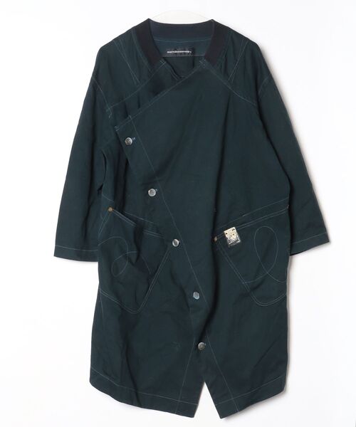 mercibeaucoup,（メルシーボークー） ノーカラーコート 0 ネイビー