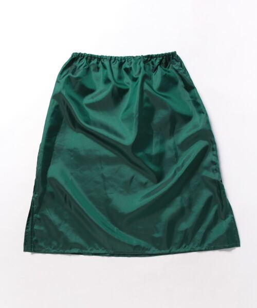 「MIDIUMISOLID」 プリーツスカート FREE グリーン レディース_画像3