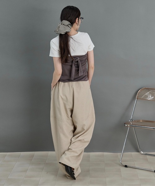 LOSCa tシャツ マルチウェイビスチェ/カットソーロンT レディース