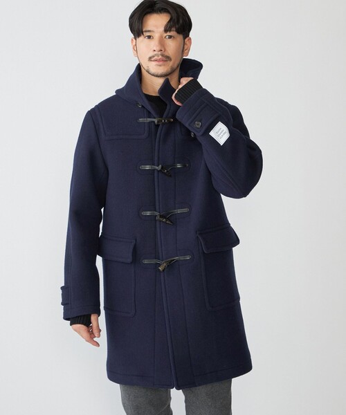 「SHIPS」 ダッフルコート SMALL ブラウン メンズ_画像2