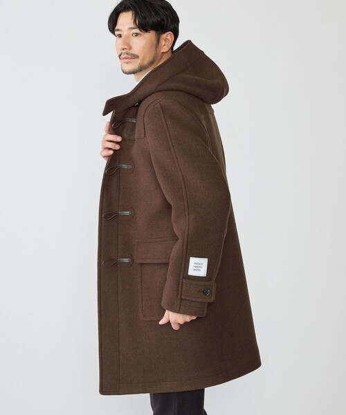 「SHIPS」 ダッフルコート SMALL ブラウン メンズ_画像10