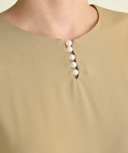 「INTERPLANET」 長袖ワンピース FREE ブラック レディース_画像9