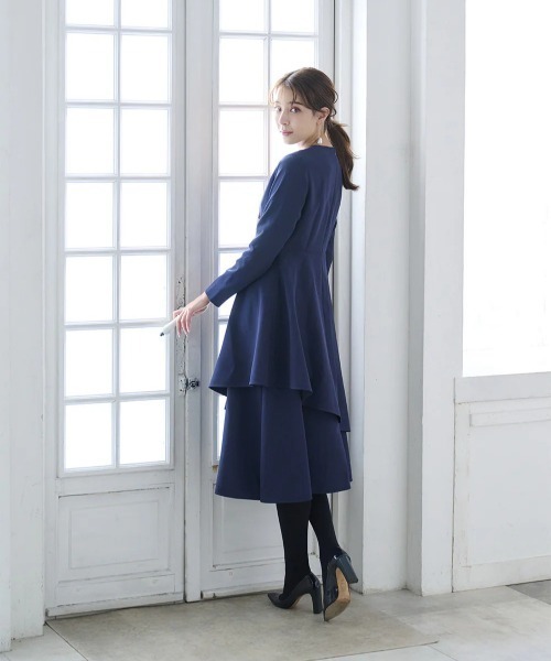 Chesty（チェスティ） ワンピース フローラルレイヤードワンピース