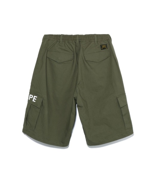 【新品未使用】A BATHING APEショートパンツ　Lサイズ A BATHING APE（アベイシングエイプ） ショートパンツ MEDIUM オリーブ