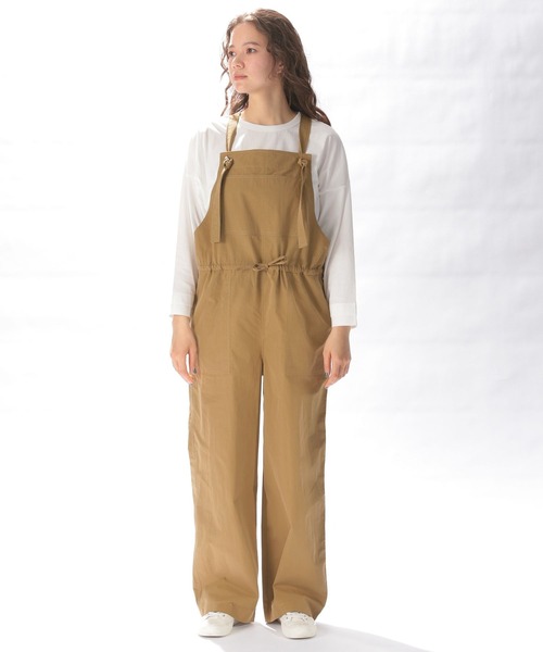 niko and…（ニコアンド） オーバーオール MEDIUM ベージュ レディース