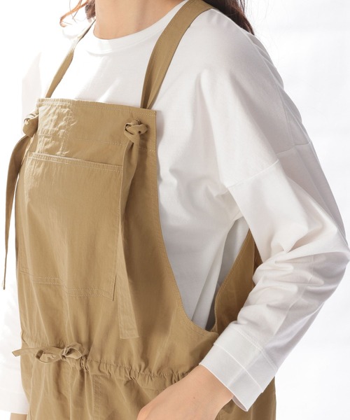 niko and…（ニコアンド） オーバーオール MEDIUM ベージュ レディース