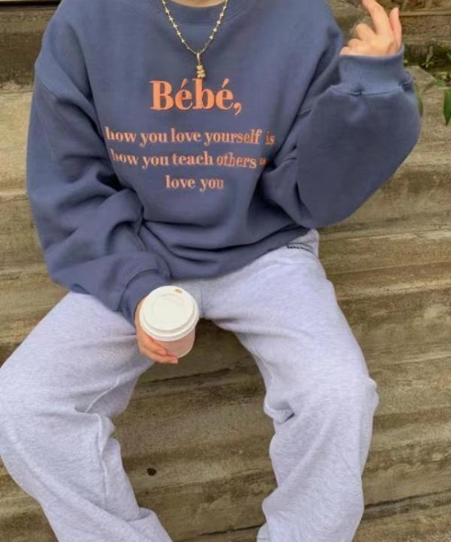 「emi+」 スウェットカットソー FREE ベージュ レディース_画像5