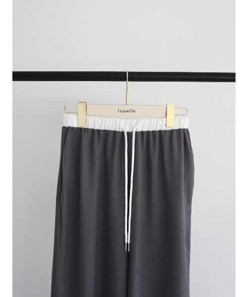 「JUMELLE」 スラックス FREE グレー レディース_画像3
