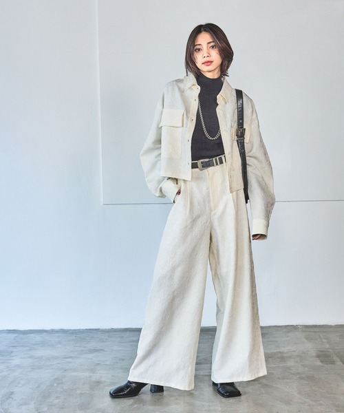 「PAGEBOY」 長袖シャツ FREE オフホワイト レディース_画像9