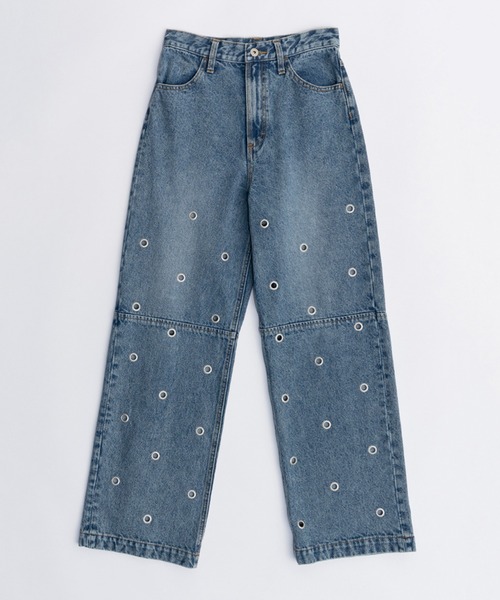 「PRANK PROJECT」 デニムパンツ 38 ブラック レディース_画像4