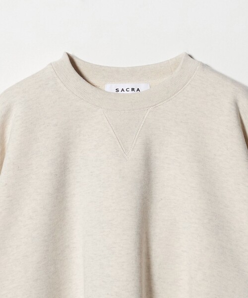 SACRA（サクラ） トレーナー スウェット 「SACRA」ヘムカット