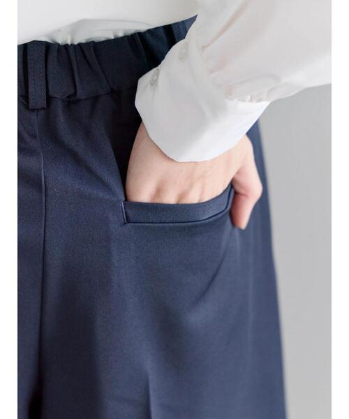 ☆CECICA☆新品未使用☆40size☆セミフレアガウチョパンツ☆ウエストゴム Te chichi（テチチ） パンツ フレアガウチョパンツ レディース