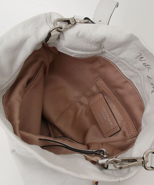 「GIANNI CHIARINI」 ショルダーバッグ - ホワイト レディース_画像4