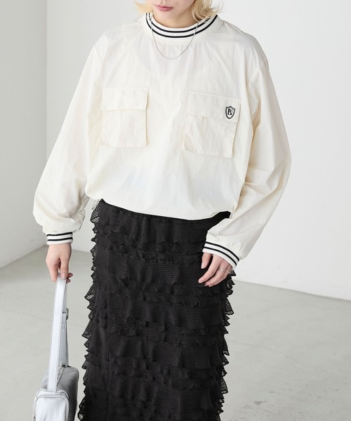 「BONLECILL」 長袖ブラウス FREE ブラック レディース_画像3