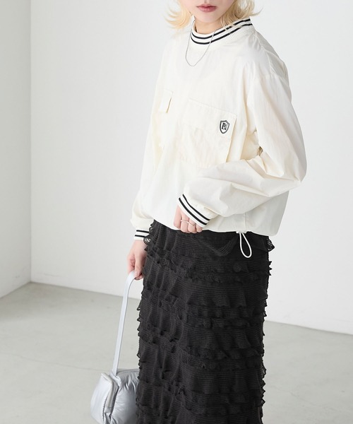 「BONLECILL」 長袖ブラウス FREE ブラック レディース_画像4