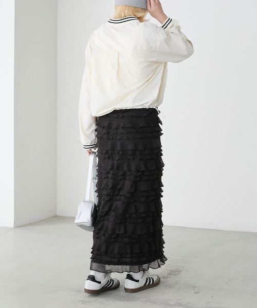 「BONLECILL」 長袖ブラウス FREE ブラック レディース_画像8