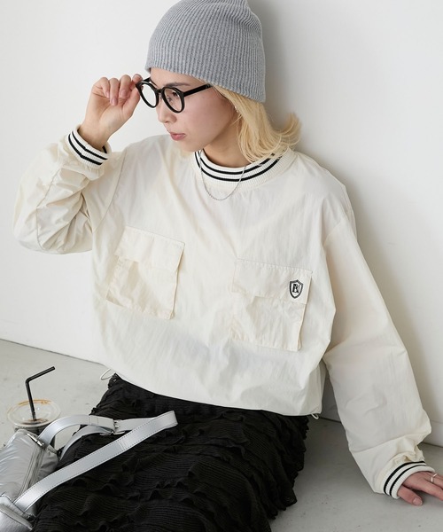 「BONLECILL」 長袖ブラウス FREE ブラック レディース_画像9