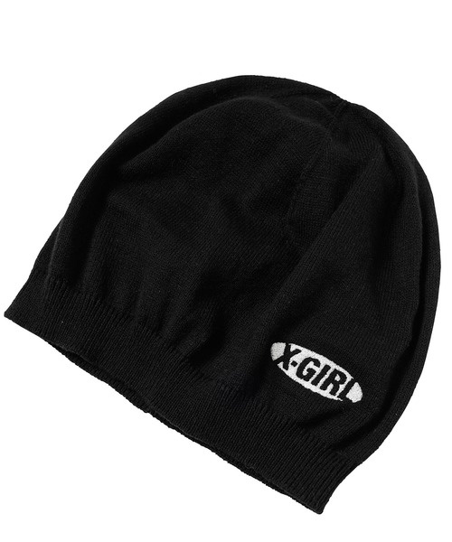 「X-girl」 ニットキャップ ONE SIZE ブラック レディース_画像5